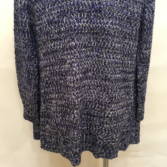 SNAILS AND CINNAMON BLUE KNIT WATERFALL CARDIGAN - Picture 9 of 12